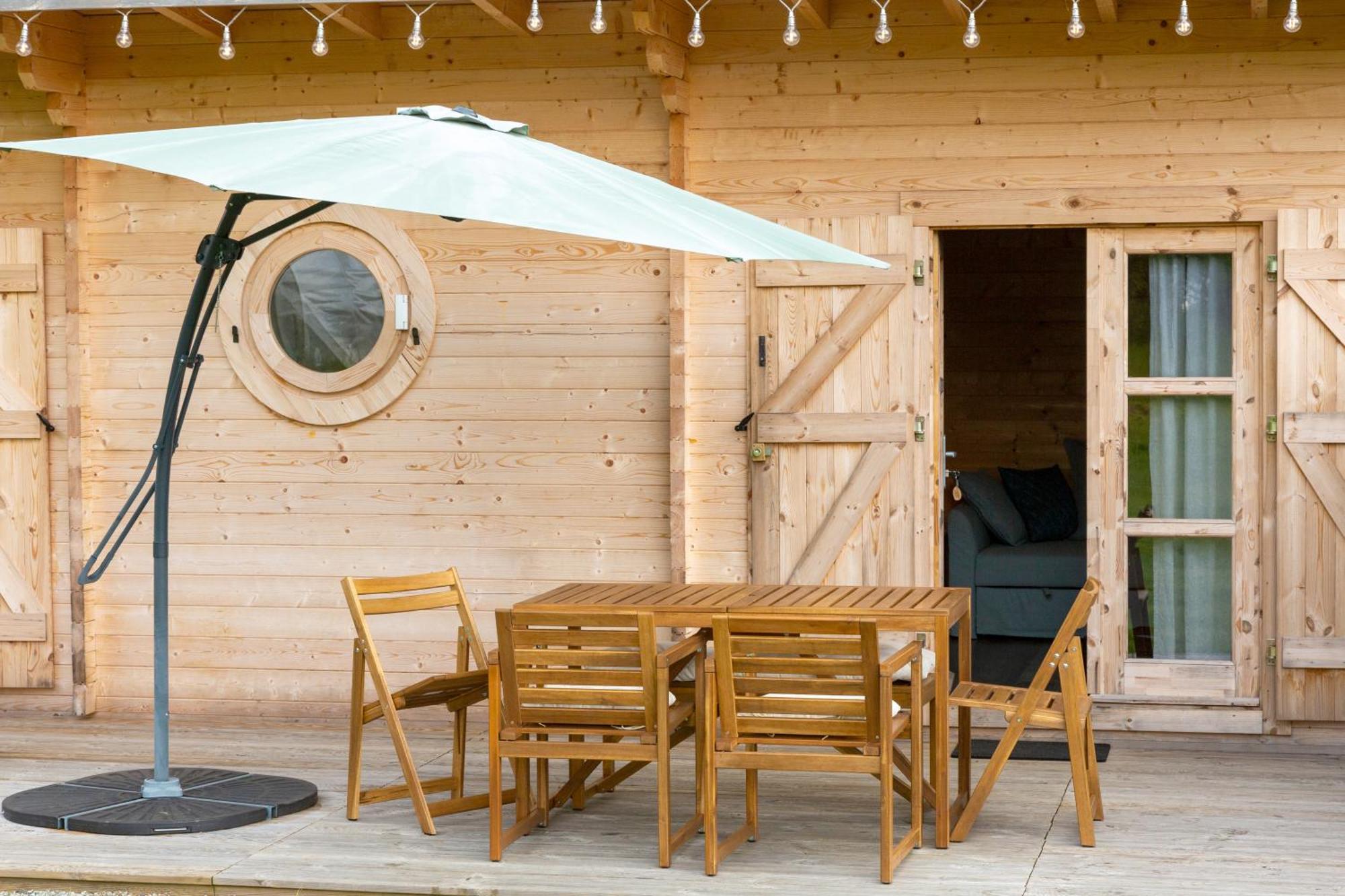 Chalet 4 Pers Landeleau 2Kms Canal エクステリア 写真