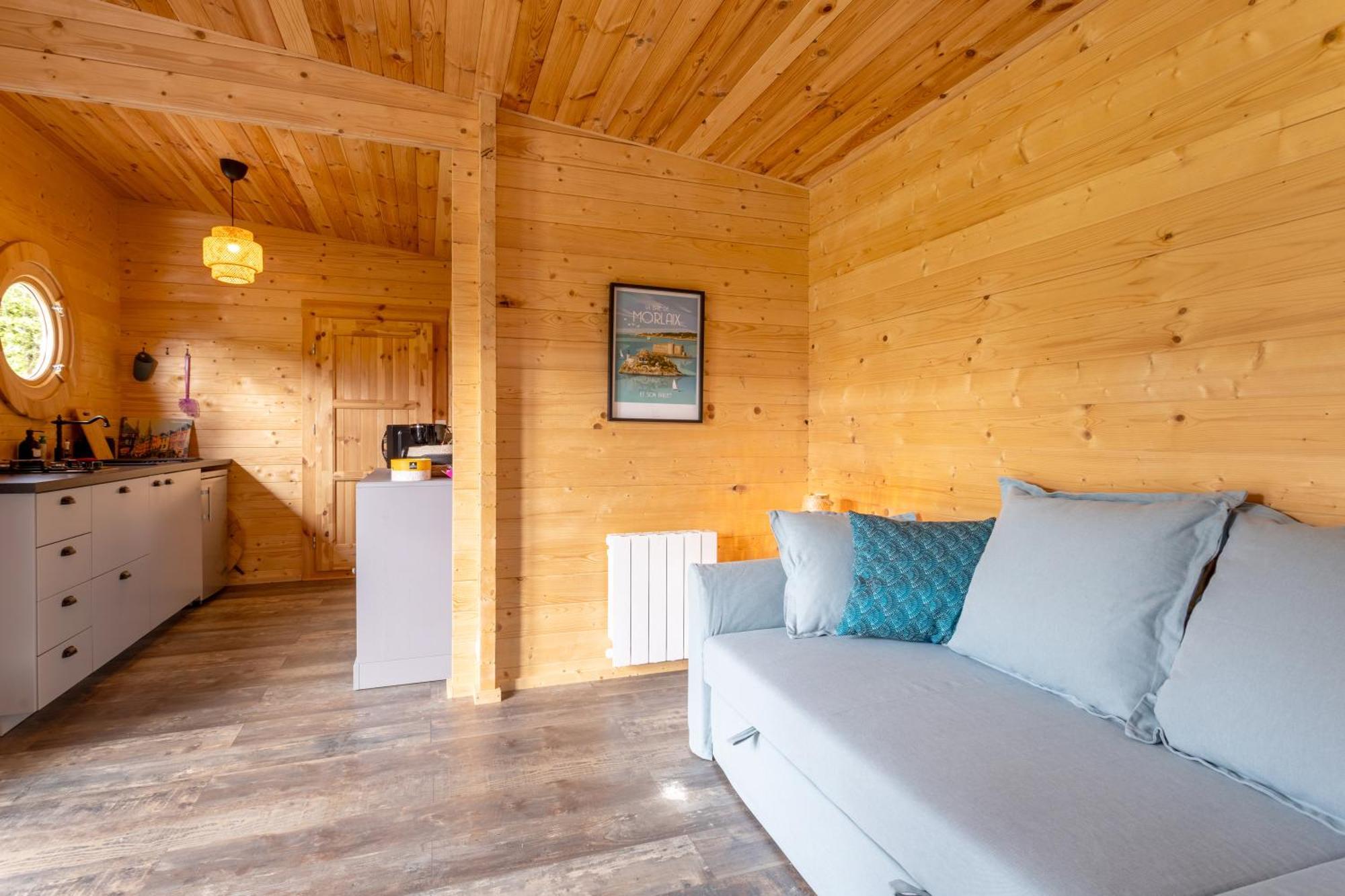Chalet 4 Pers Landeleau 2Kms Canal エクステリア 写真
